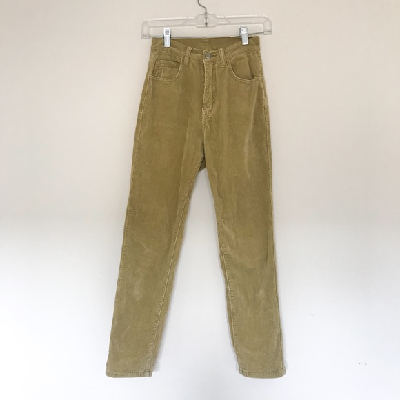 John Galt Tan Khaki Corduroy Pants 